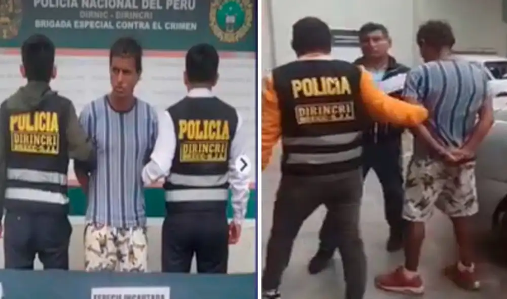 El presunto delincuente tenía en su poder una cacerina con 7 municiones y 7 ketes de droga. Foto: Latina| Video: Latina El presunto delincuente tenía en su poder una cacerina con 7 municiones y 7 ketes de droga. Foto: Latina| Video: Latina