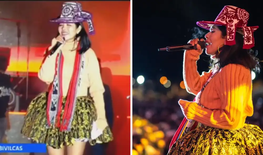 Yarita Lizeth se convirtió en madrina de promoción de cachimbos de la Universidad Nacional del Altiplano de Puno (UNAP). Foto: composición LR/captura de video/@miguel_ata_07/TikTok/Yarita Lizeth Yanarico Quispe/Facebook - Video: @victor_ata_07/TikTok