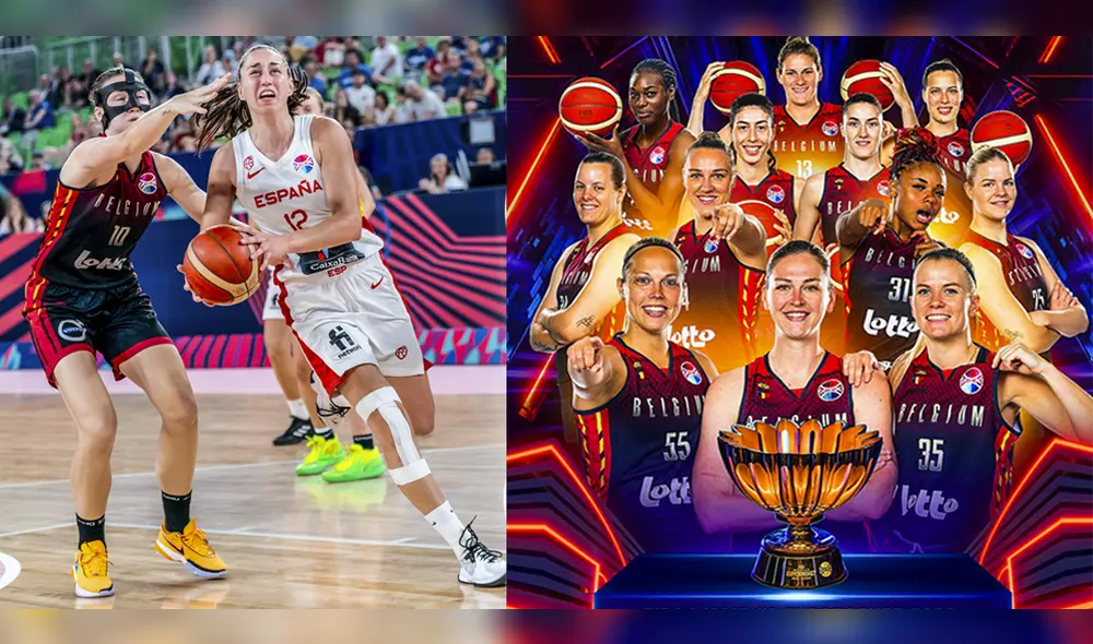 El encuentro entre España vs. Bélgica se jugó en el Arena Stozice de Liubliana, Eslovenia. Foto: composición LR/España/Eurobasket