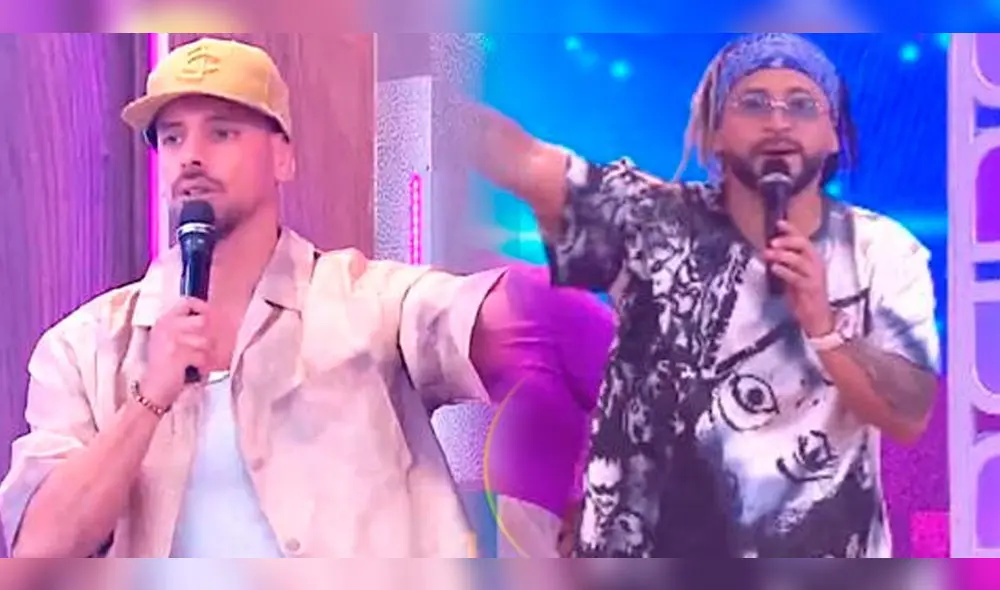 Zumba arremete contra Anthony Aranda durante programa EN VIVO. Foto: captura/América TV