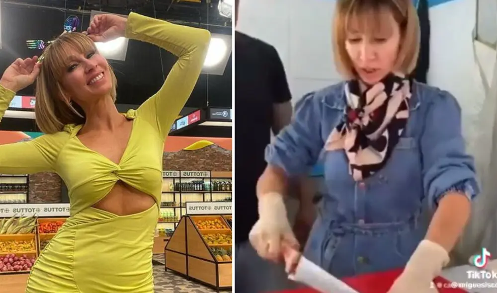 Belén Estévez no quiere ser eliminada de "El gran chef: famosos". Foto: composición LR/Belén Estévez/Instagram/Ric La Torre/Twitter