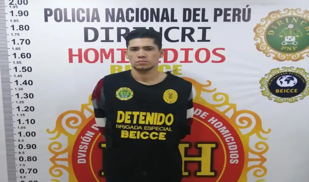 Este sujeto, de nacionalidad venezolana, era integrante de la banda criminal ‘Los Chamos de Guayaquil. Foto: PNP Este sujeto, de nacionalidad venezolana, era integrante de la banda criminal ‘Los Chamos de Guayaquil. Foto: PNP