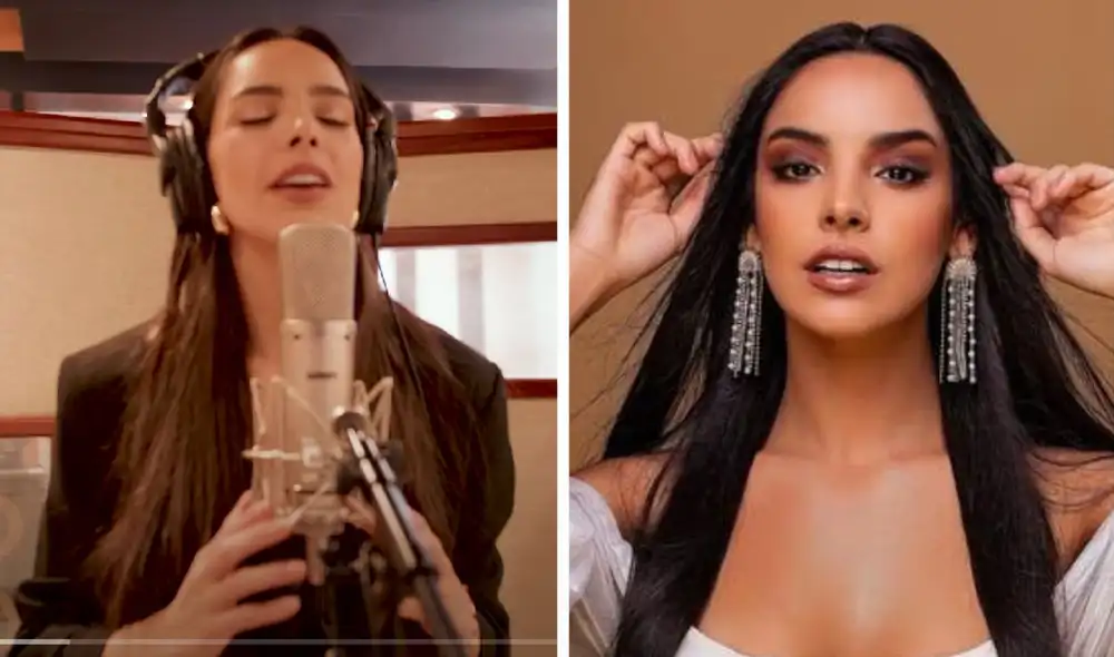 La excandidata al Miss Perú estrenó una emotiva canción, recordando su carrera. Foto: Composición La República/Captura Youtube/Valeria Flórez/Instagram