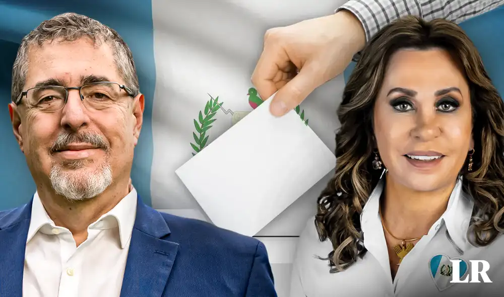 Sandra Torres y Bernardo Arévalo disputarán una segunda vuelta en Guatemala. Foto: composición de Alvaro Lozano/LR/AFP/EFE
