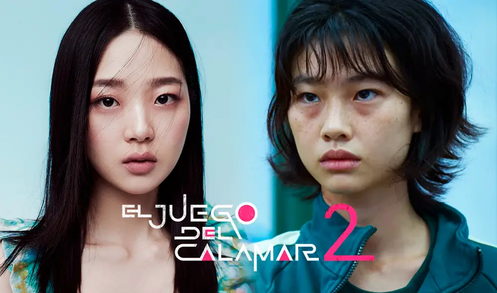 Kim Si Eun formaría parte de "El juego del calamar 2" y fans esperan que pueda tener protagonismo como Ho Yeon en la primera parte de la serie. Foto: composición LR/Elle/Netflix