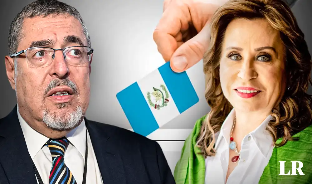 Sandra Torres y Bernardo Arévalo competirán por el liderazgo de Guatemala. Foto: composición LR/Saber Votar/AFP