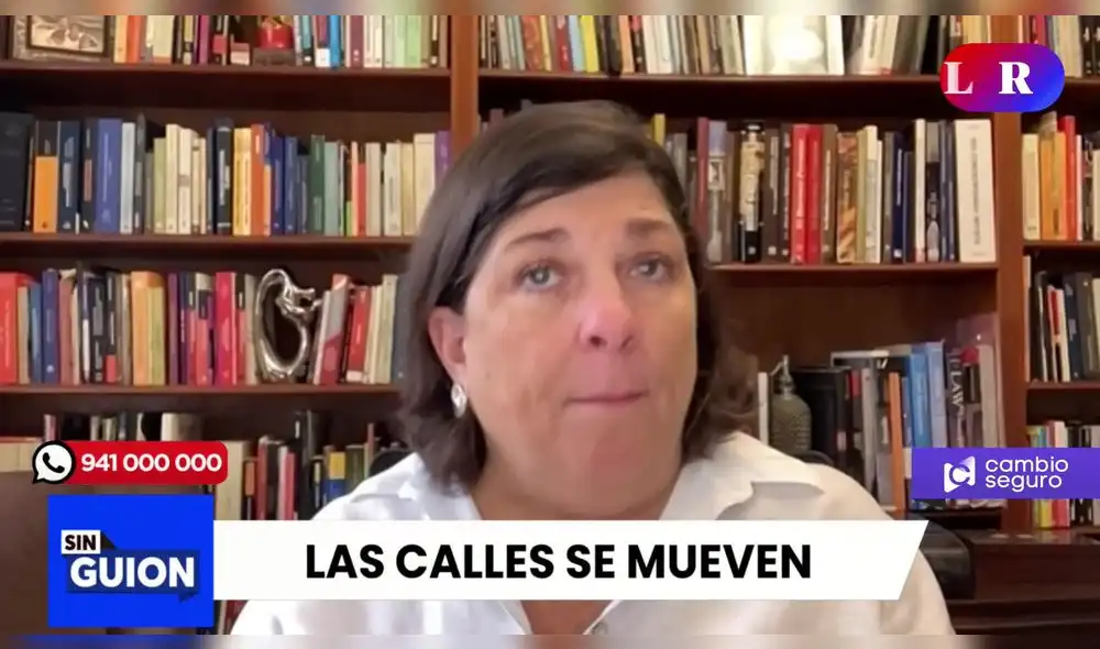 Rosa María Palacios habló acerca de las últimas protestas contra el Gobierno. Foto/Video: LR+ Rosa María Palacios habló acerca de las últimas protestas contra el Gobierno. Foto/Video: LR+