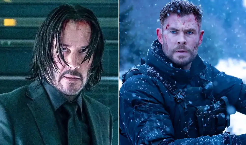 Los fans de la saga de “Misión de rescate” soñaban con la posibilidad de ver en la pantalla el enfrentamiento de ambos mercenarios. Foto: composición LR/Netflix/Lionsgate Los fans de la saga de “Misión de rescate” soñaban con la posibilidad de ver en la pantalla el enfrentamiento de ambos mercenarios. Foto: composición LR/Netflix/Lionsgate