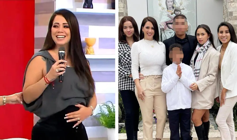 Melissa Klug se muestra emocionada con su sexto embarazo. Foto: composición LR/Captura de América TV/Instagram/Melissa Klug