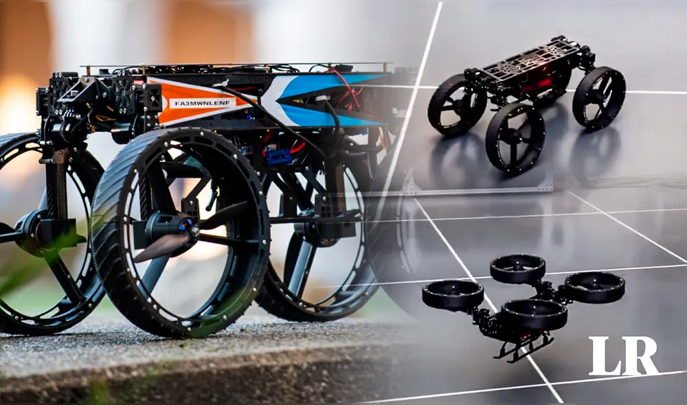 Morphobot (M4) puede realizar hasta ocho actividades distintas en territorios completamente desafiantes. Foto: composición de Fabrizio Oviedo / Nature Communications