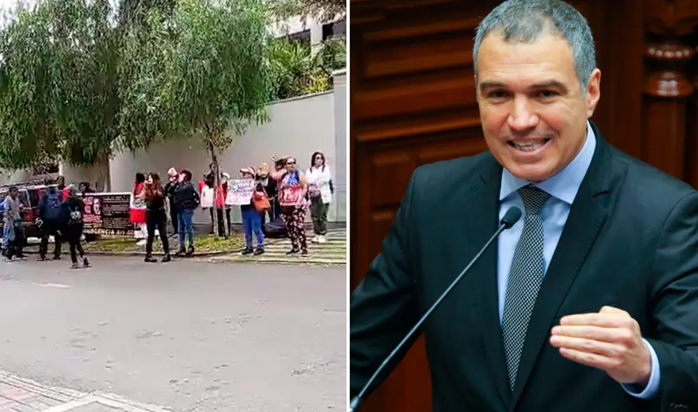 El acoso siguió hasta que llegaron efectivos policiales. Foto: composición LR/Twitter/La República El acoso siguió hasta que llegaron efectivos policiales. Foto: composición LR/Twitter/La República