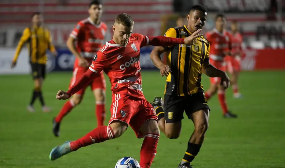 En el partido de ida por la fase de grupos, The Strongest derrotó 3-1 a River Plate. Foto: AFP