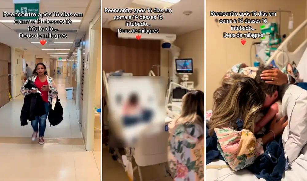 La mujer no podía creer que su hijo haya reaccionado tras estar 2 semanas en coma. Foto: composición LR/@Tayanegandra/TikTok La mujer no podía creer que su hijo haya reaccionado tras estar 2 semanas en coma. Foto: composición LR/@Tayanegandra/TikTok