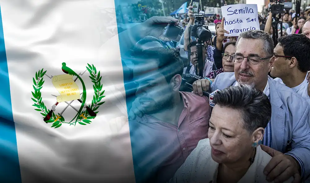 Arévalo da la sorpresa en las elecciones e irá a una segunda vuelta con Torres en Guatemala. Foto: composición LR/EFE Arévalo da la sorpresa en las elecciones e irá a una segunda vuelta con Torres en Guatemala. Foto: composición LR/EFE