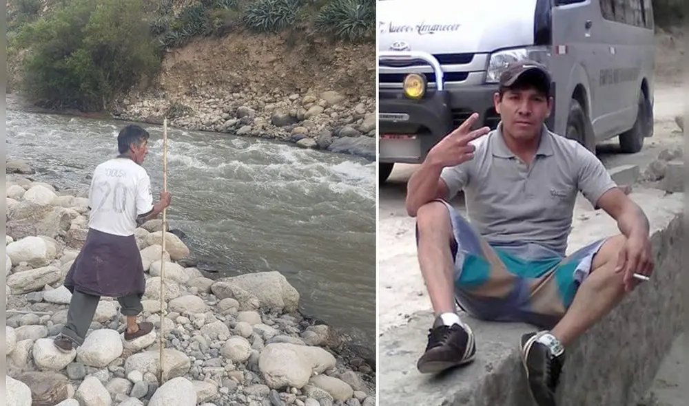 Mientras Joselyn era intensamente buscada por sus amigos y familiares en el caudaloso río Santa, Hugo Alejo negaba su crimen, pero no pudo sostener su mentira. Foto: Michel Acuña/composición La República