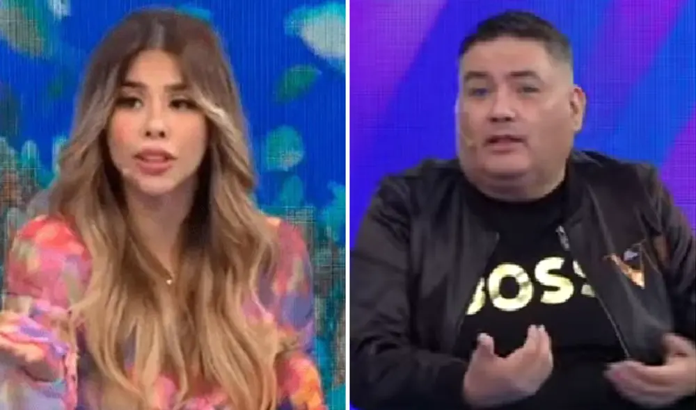 Gabriela Serpa enfrentó a Alfredo Benavides por haberla llamado "amor" en el set de grabación de "JB en ATV". Foto: composición LR/"Magaly TV, la firme"