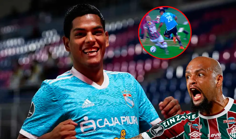 Joao Grimaldo fue titular y jugó los 90 minutos del partido ante Fluminense. Foto: composición GLR