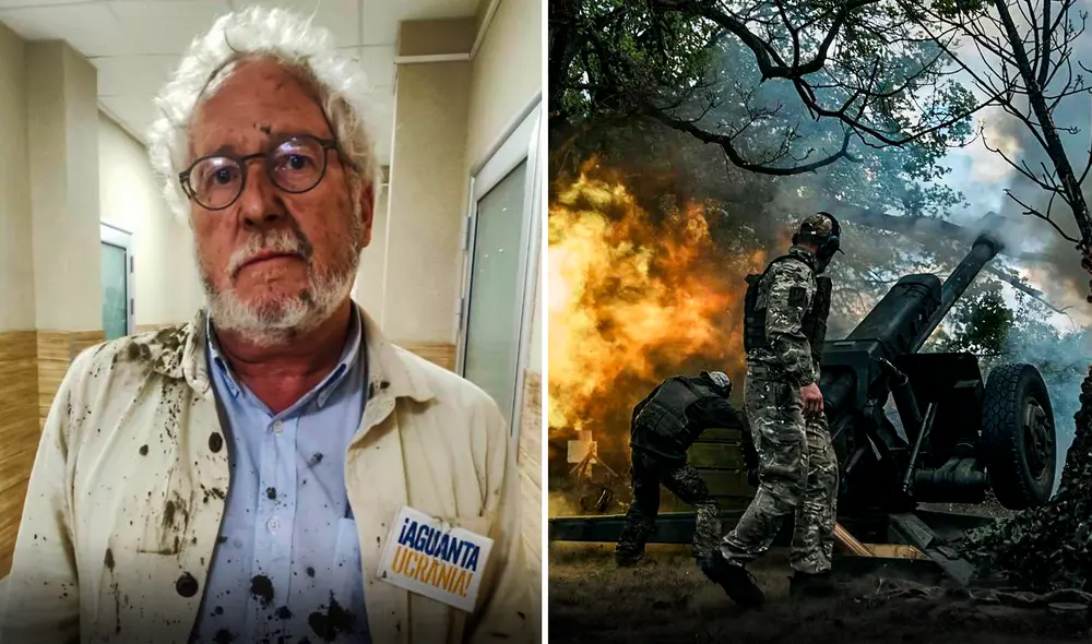 Abad dijo que fue como si la explosión "saliera del fondo de la tierra". Foto: composición LR/EFE Abad dijo que fue como si la explosión "saliera del fondo de la tierra". Foto: composición LR/EFE