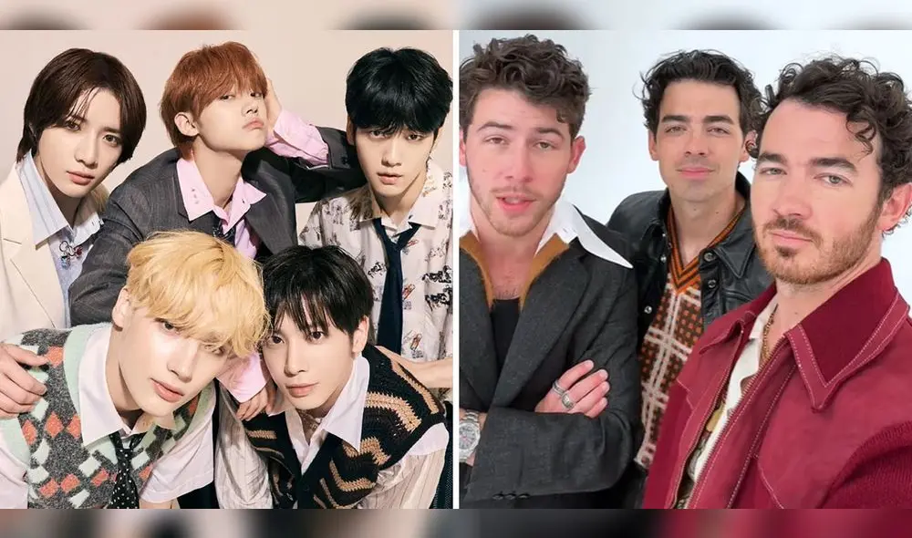 El exitoso grupo lanzó adelantos de su nuevo concepto en la colaboración con Jonas Brothers. Foto: HYBE/captura TikTok/@JonasBrothers
