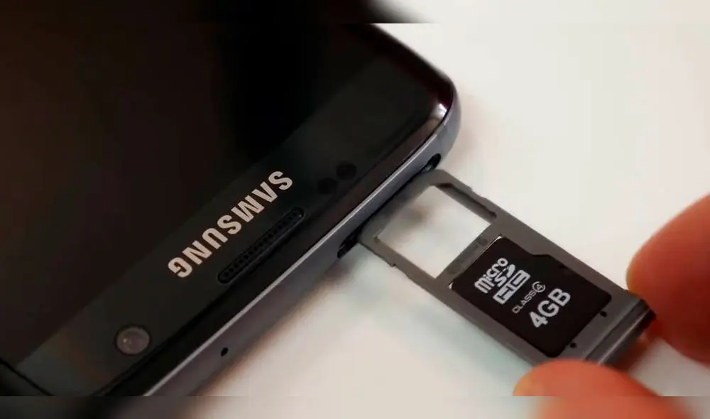 Muchos teléfonos actuales todavía son compatibles con tarjetas micro-SD. Foto: Samsung Uruguay Muchos teléfonos actuales todavía son compatibles con tarjetas micro-SD. Foto: Samsung Uruguay