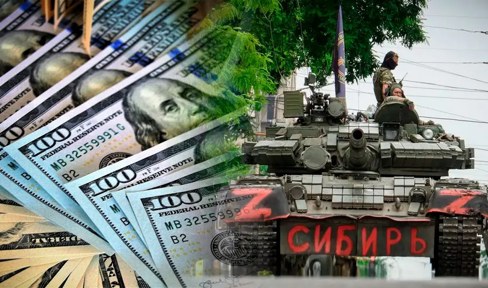 El Gobierno de Vladimir Putin habría destinado millones al grupo Wagner. Fotos: composición LR/AFP/EFE El Gobierno de Vladimir Putin habría destinado millones al grupo Wagner. Fotos: composición LR/AFP/EFE