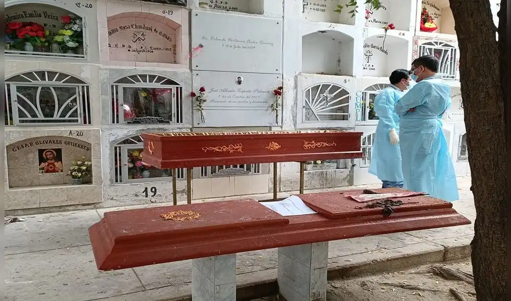 La Fiscalía de Tumbes ordenó la exhumación del cadáver de Piero Ordinola. Foto: Maribel Mendo/  La República - Video: Maribel Mendo