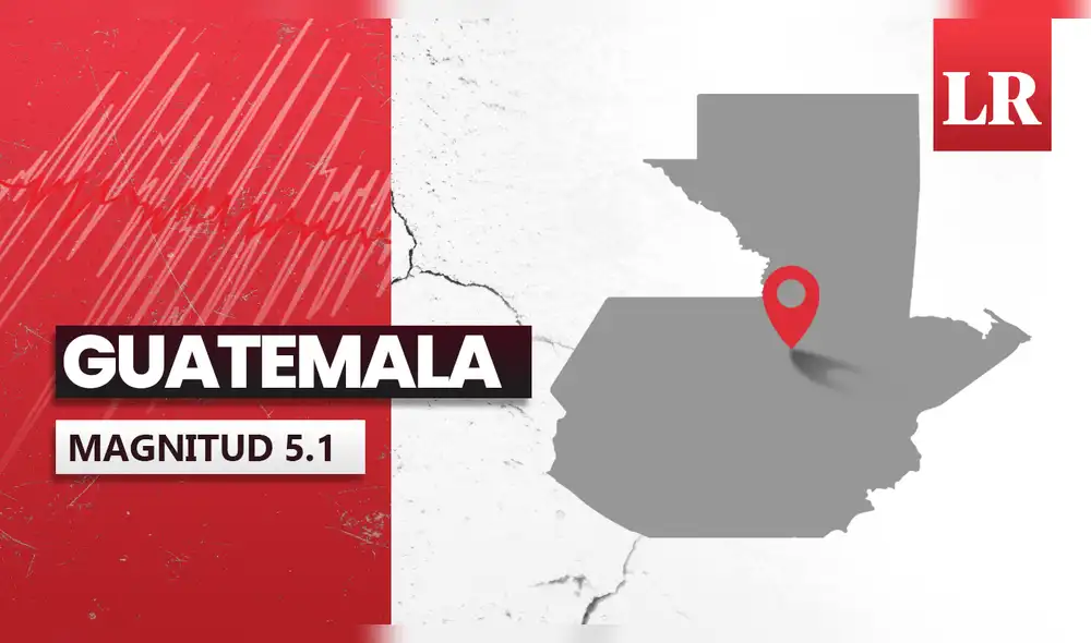Temblor de 5.1 afectó Guatemala esta mañana. Foto: composición LR