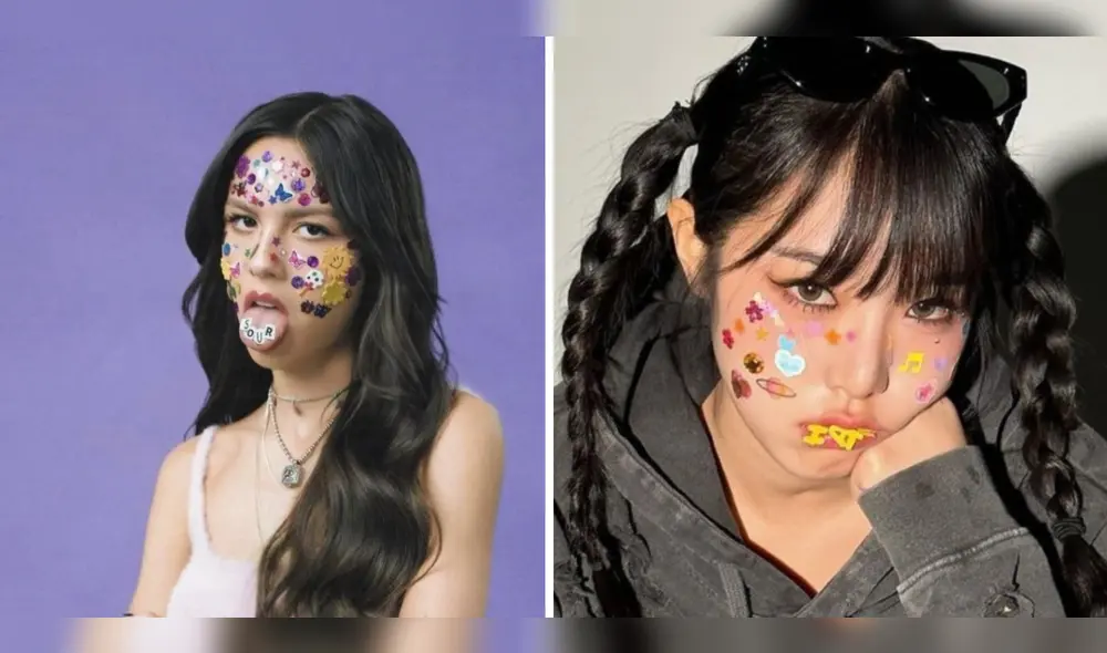 El video de la artista de Corea del Sur fue puesto como oculto por pedido del equipo de Olivia Rodrigo. Foto: composición LR/GF Récords/Yuehua Entertainment