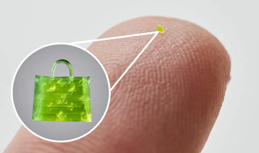 Este es el bolso microscópico de la empresa MSCF y que tiene el diseño de la marca de lujo Louis Vuitton. Foto: /Instagram Este es el bolso microscópico de la empresa MSCF y que tiene el diseño de la marca de lujo Louis Vuitton. Foto: /Instagram