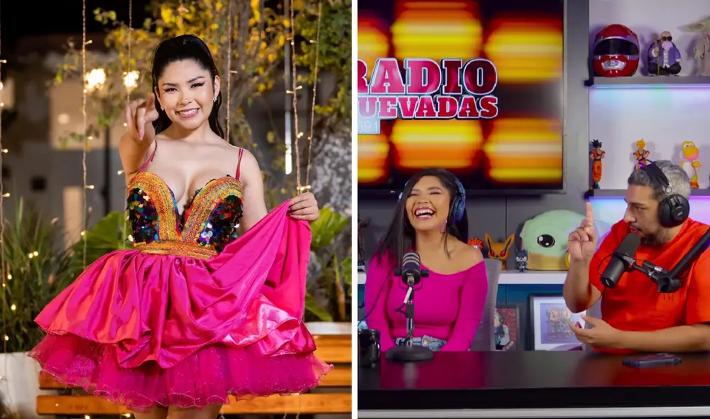 Yarita Lizeth expresó su deseo de conocer a las tres hermanas que cantan sus canciones en el transporte público. Foto: composición LR/Yarita Lizeth Yanarico Quispe/Hablando Huevadas