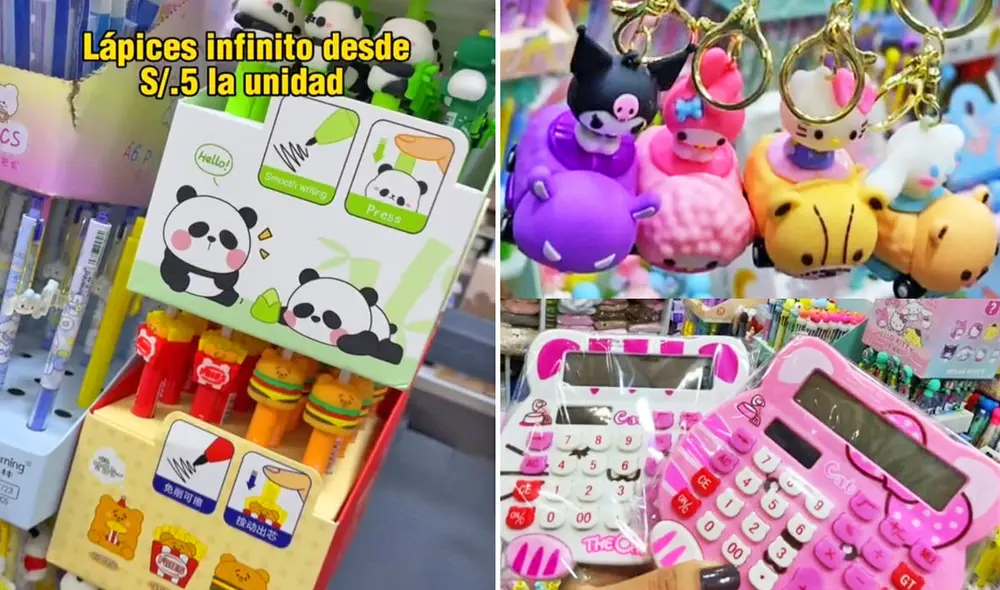 En el Centro de Lima, existe una variedad de tiendas que ofrecen productos importados. Foto: composición LR/captura/Jackeline Daysi/TikTok