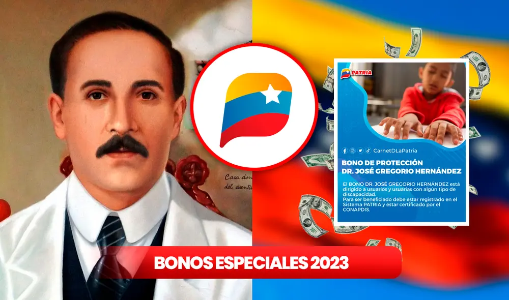 Este bono lleva el nombre del doctor José Gregorio Hernández. Foto: composición LR/Sistema Patria/BBC/Carnet de la patria/Economía Venezolana Este bono lleva el nombre del doctor José Gregorio Hernández. Foto: composición LR/Sistema Patria/BBC/Carnet de la patria/Economía Venezolana