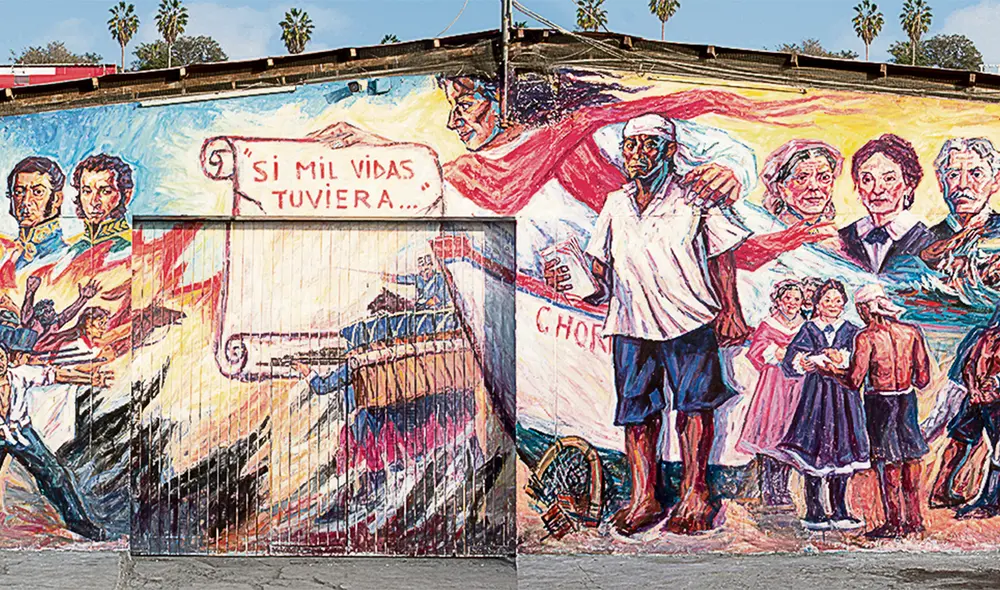 Mural en honor a José Olaya. Foto: difusión