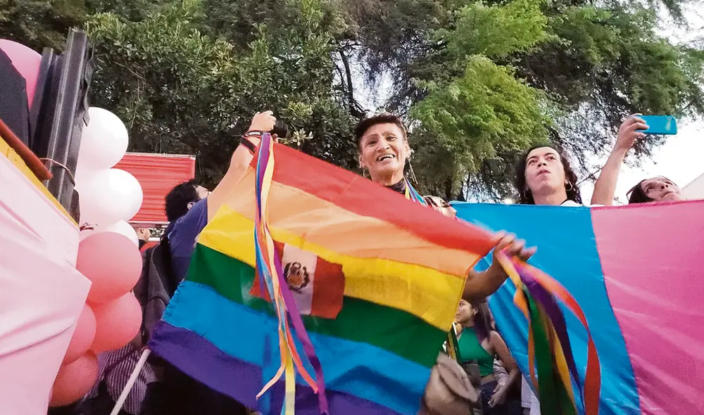 Rechazan. Comunidad LGBTIQ+ marchó en calles de Piura. Foto: Almendra Ruesta/La República