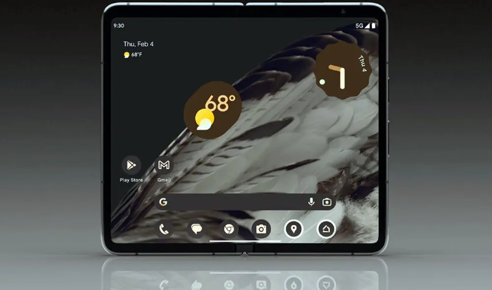 El Google Pixel Fold tiene una pantalla OLED de 7,6 pulgadas. Foto: Google