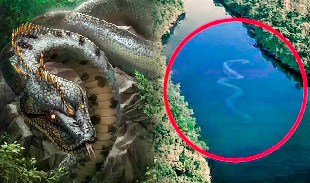 Según los pobladores de Ucayali, la Yacumama es capaz de tragarse a una persona entera. Foto: Composición de Yazmin Ceras/LR/Difusión