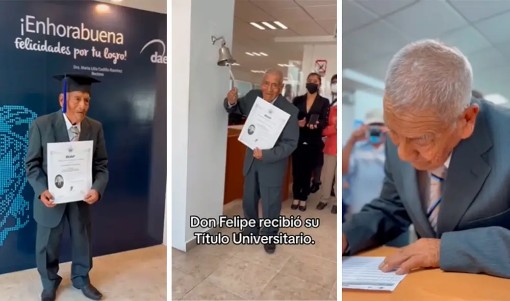 Su casa de estudios le deseó los mejores éxitos y, además, le agradeció por ser ejemplo para muchos. Foto: composición LR/captura/@LiliaCedilloRamirez/TikTok Su casa de estudios le deseó los mejores éxitos y, además, le agradeció por ser ejemplo para muchos. Foto: composición LR/captura/@LiliaCedilloRamirez/TikTok