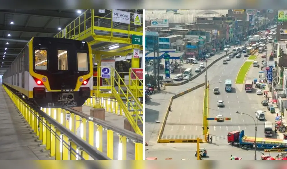 Las zonas liberadas corresponden a las cuadras 45, 55 y 20 de la Av. Nicolás Ayllón. Foto: composición LR/MTC