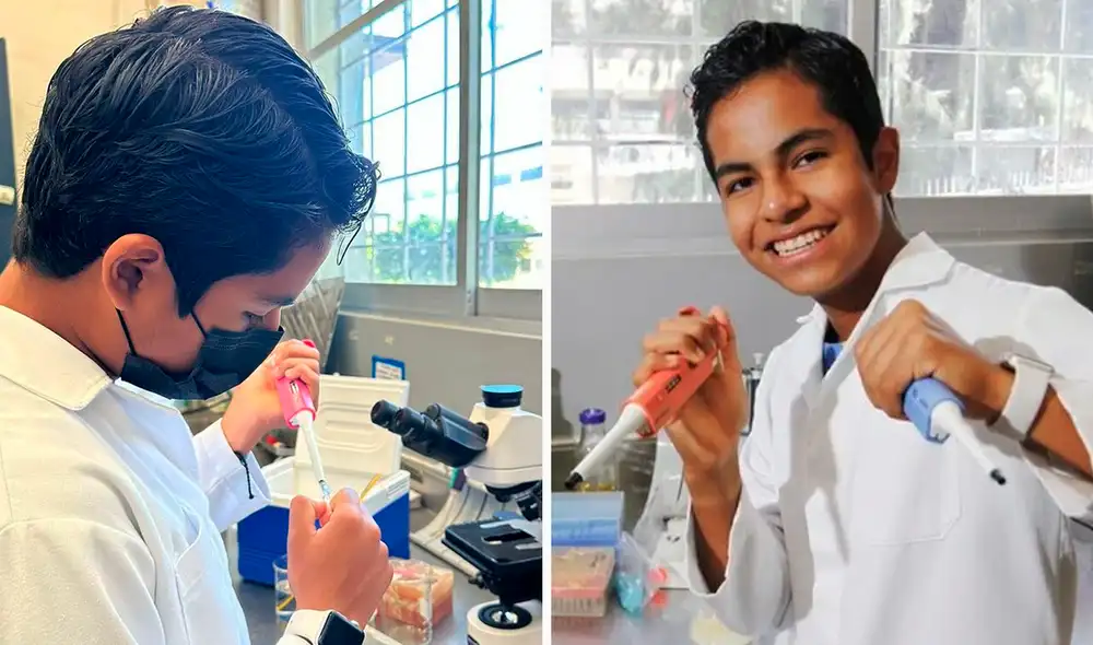 Ian Emanuel llevó la licenciatura y la maestría al mismo tiempo. Foto: composición LR/Clarín Ian Emanuel llevó la licenciatura y la maestría al mismo tiempo. Foto: composición LR/Clarín
