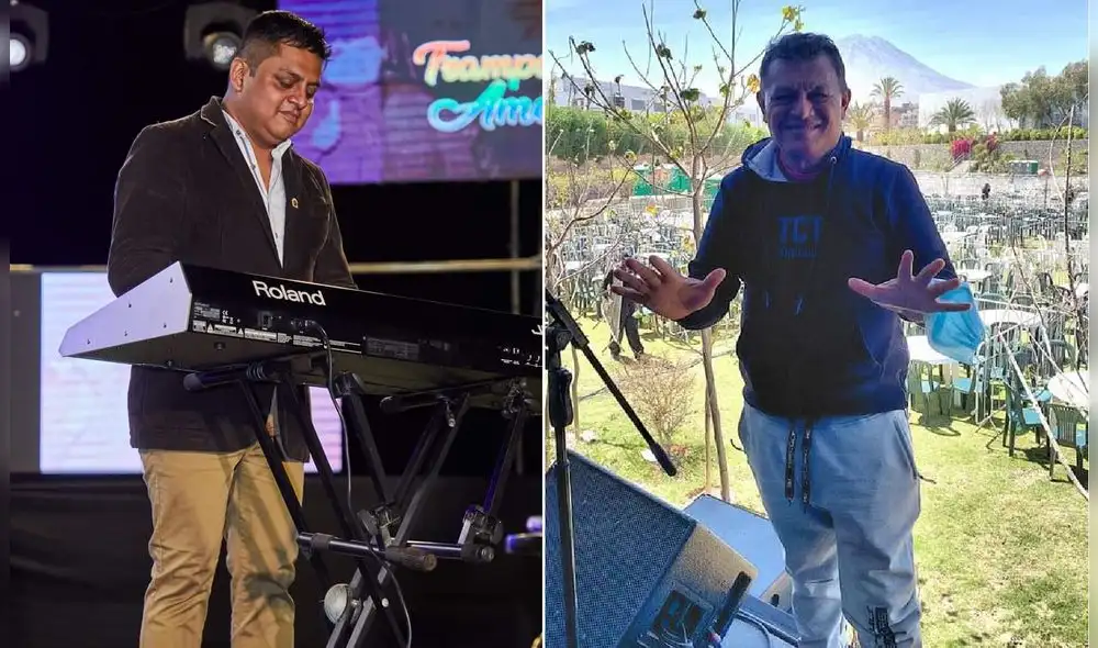 Hijo heredó talento de su padre Walther Lozada. Foto y video: Walther Lozada y Orquesta