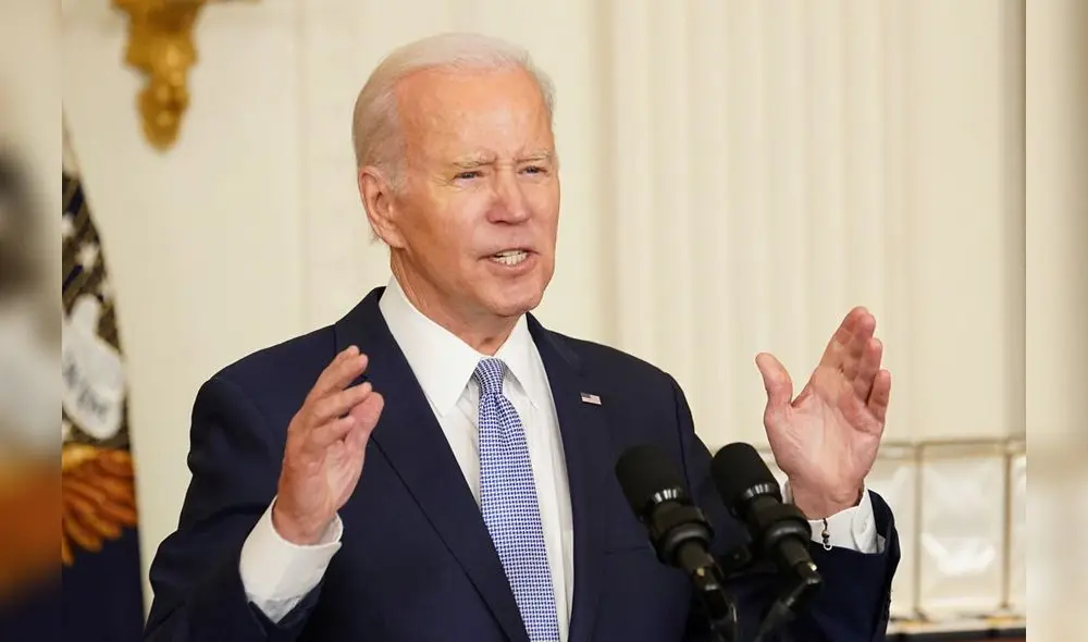 Joe Biden recibió al nuevo embajador peruano en la Casa Blanca. Foto: EFE
