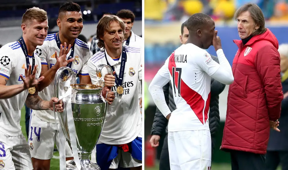 Durante los años que tuvo a Gareca como DT en Perú, Advíncula llegó a enfrentar al Real Madrid con Rayo Vallecano. Foto: composición/EFE