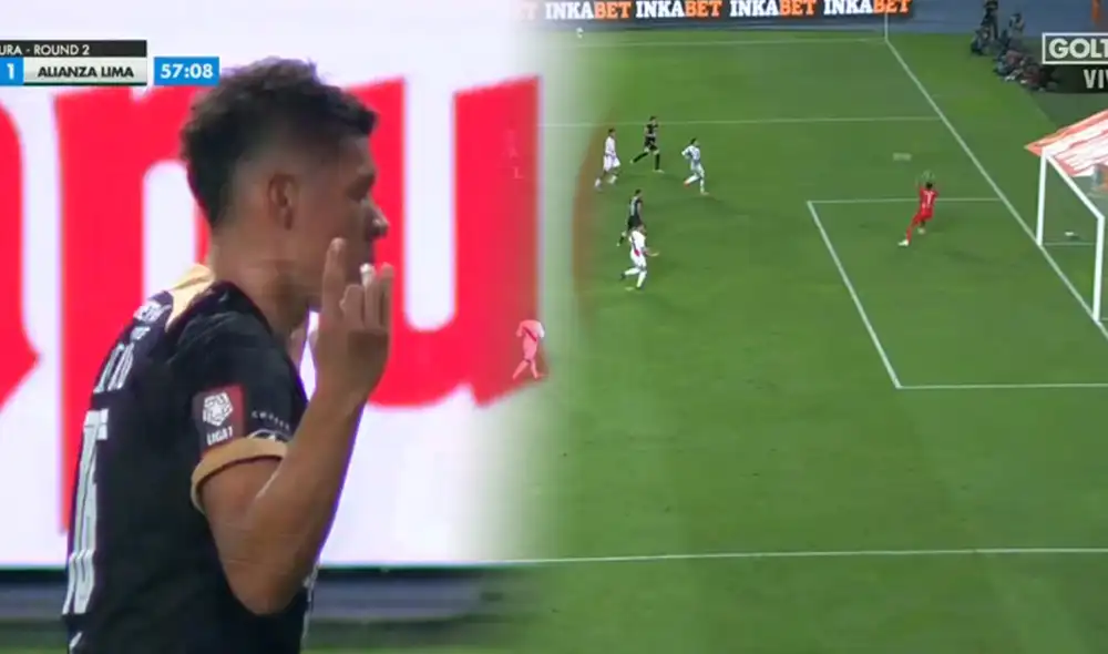 Alianza Lima anotó el 1-0 por intermedio de Jesús Castillo. Foto: composición GLR