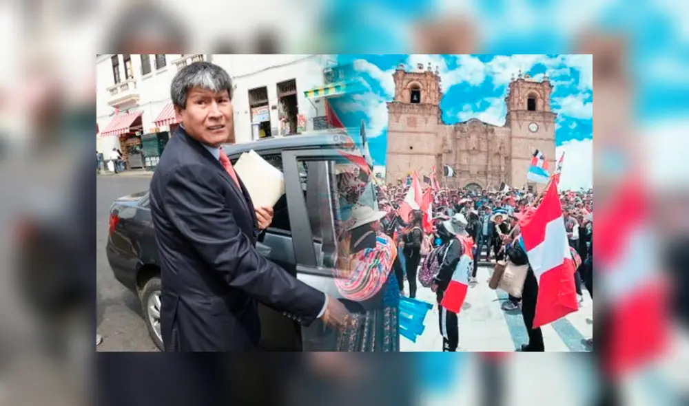 Gobernador rechaza protestas contra Boluarte. Foto: composición LR