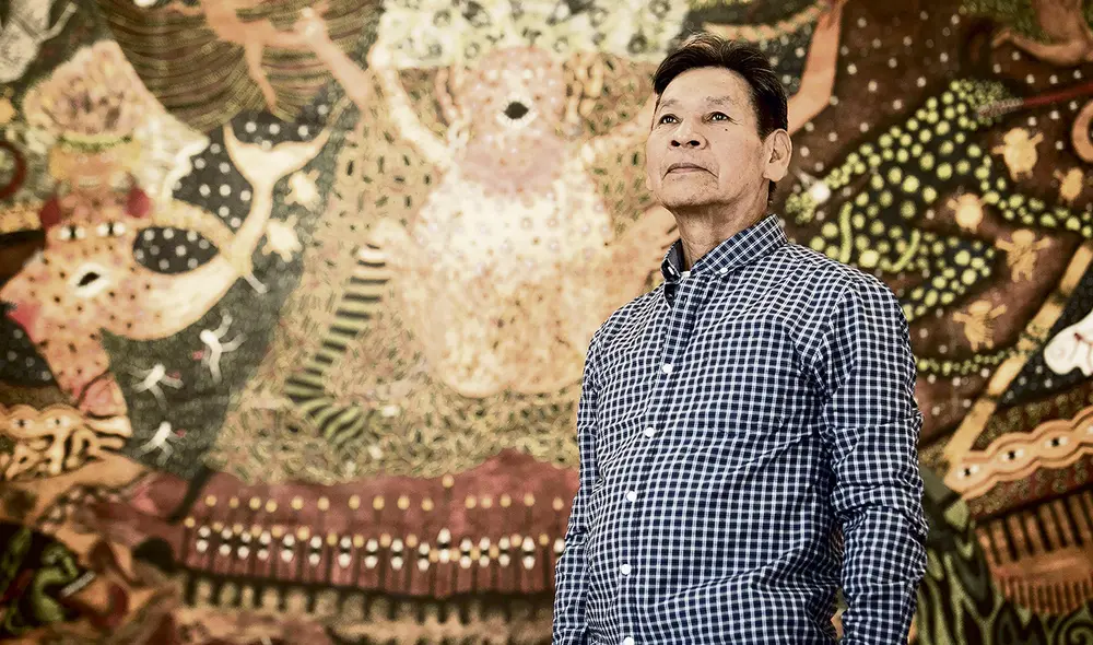 Santiago Yahuarcani pertenece al grupo étnico Clan Aimeni o de La Garza Blanca. Foto: Marco Cotrina/La República Santiago Yahuarcani pertenece al grupo étnico Clan Aimeni o de La Garza Blanca. Foto: Marco Cotrina/La República