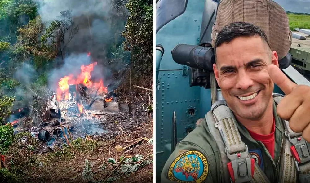 En el avión Sukhoi iban el coronel Paulino Sabino y el teniente coronel Sergio Hernández. Foto: composición LR/RCamachoVzla/Twitter En el avión Sukhoi iban el coronel Paulino Sabino y el teniente coronel Sergio Hernández. Foto: composición LR/RCamachoVzla/Twitter