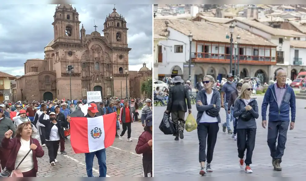 Anuncio de protestas en la Ciudad Imperial. Foto: La República