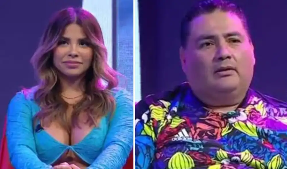 Gabriela Herrera recibió inesperada visita en el set de "JB en ATV" este último sábado. Foto: composición LR/capturas de ATV