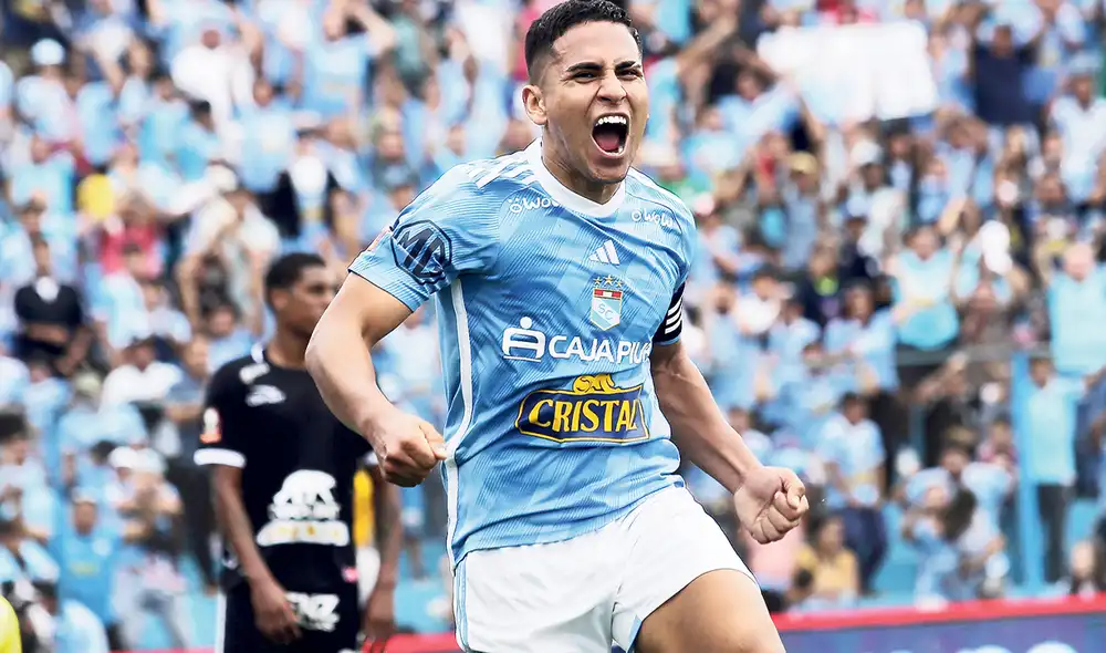 Estreno. Gianfranco Chávez marcó su primer gol con Sporting Cristal en la Liga 1 1023. Foto: John Reyes/La República