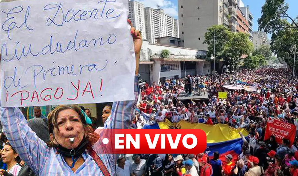 Conoce las últimas noticias de la marcha de docentes de HOY, 3 de julio. Foto: composición LR/ El Impulso/ VTV